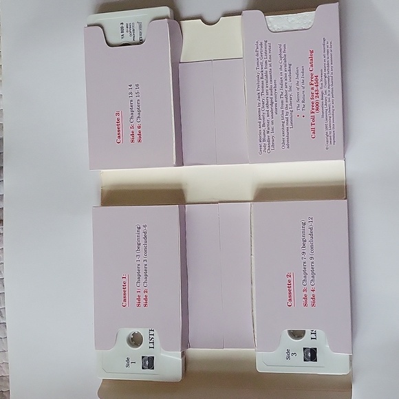 The Indian In The Cupboard Audio Cassette Listening Library Book - Picture 4 of 10